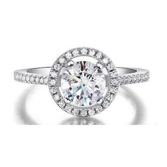 Jewelry - CVD sparkling diamonds Engagement ring 2.00 Carats Jewelry - CVD sparkling diamonds Engagement ring 2.00 Carats